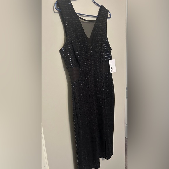 EnFocus Studio Sequin Cocktail Dress - Size 14 - Black - Picture 2 of 7